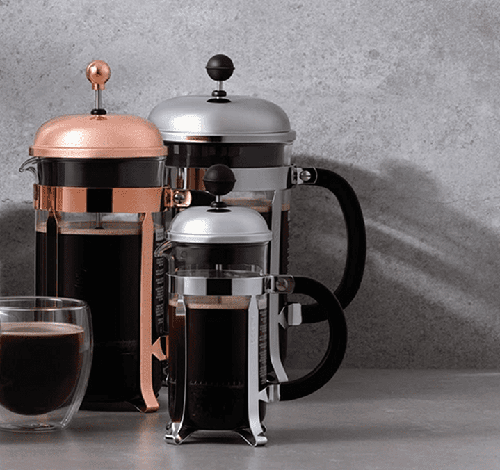 Cafetière à piston Chambord inox - 3 tasses (35 cl) BODUM