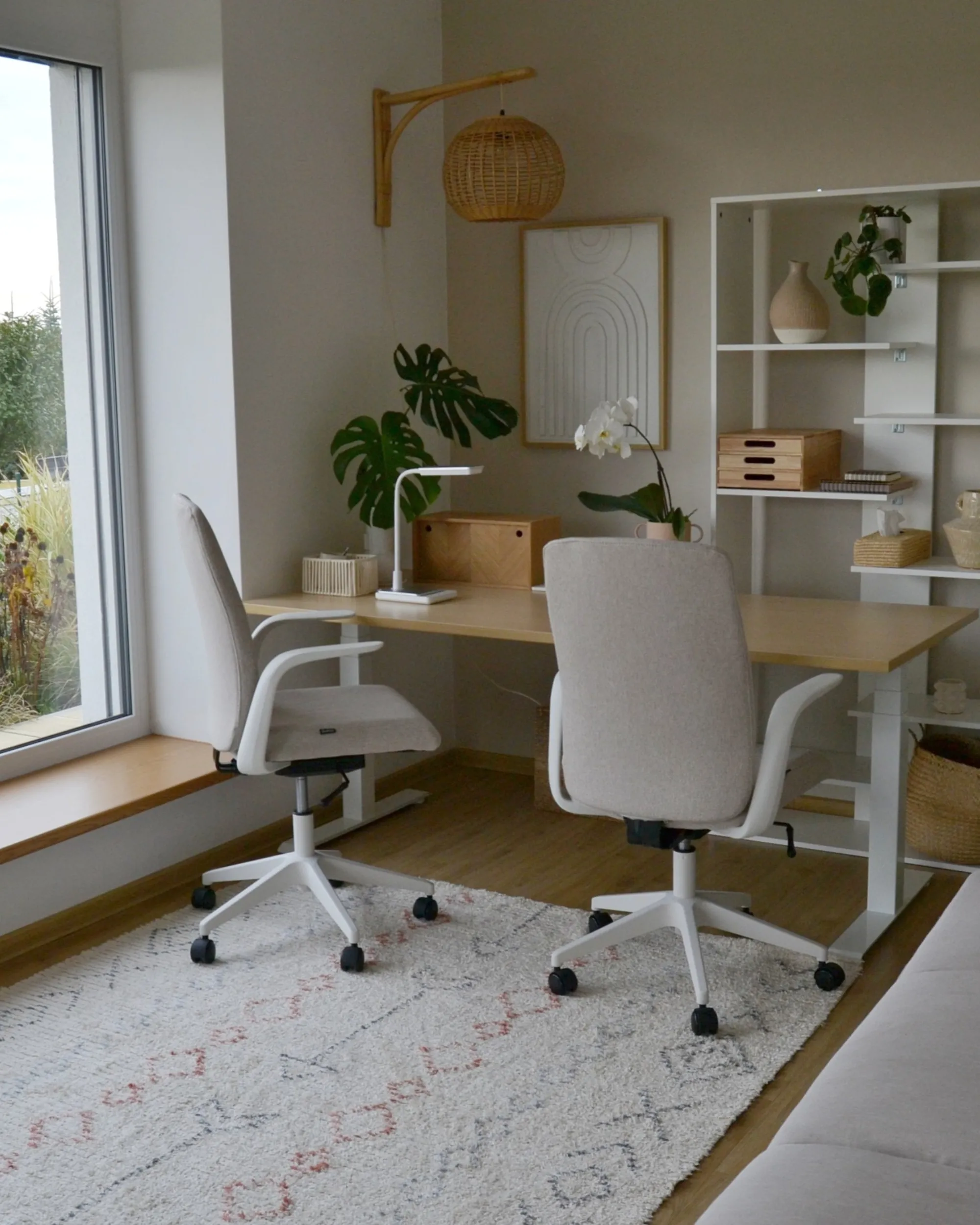 Bureaustoel CAPTAIN Stof Beige