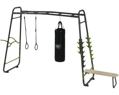 EXIT GetSet monkeybar MB230 125 x 442 cm staalgrijs