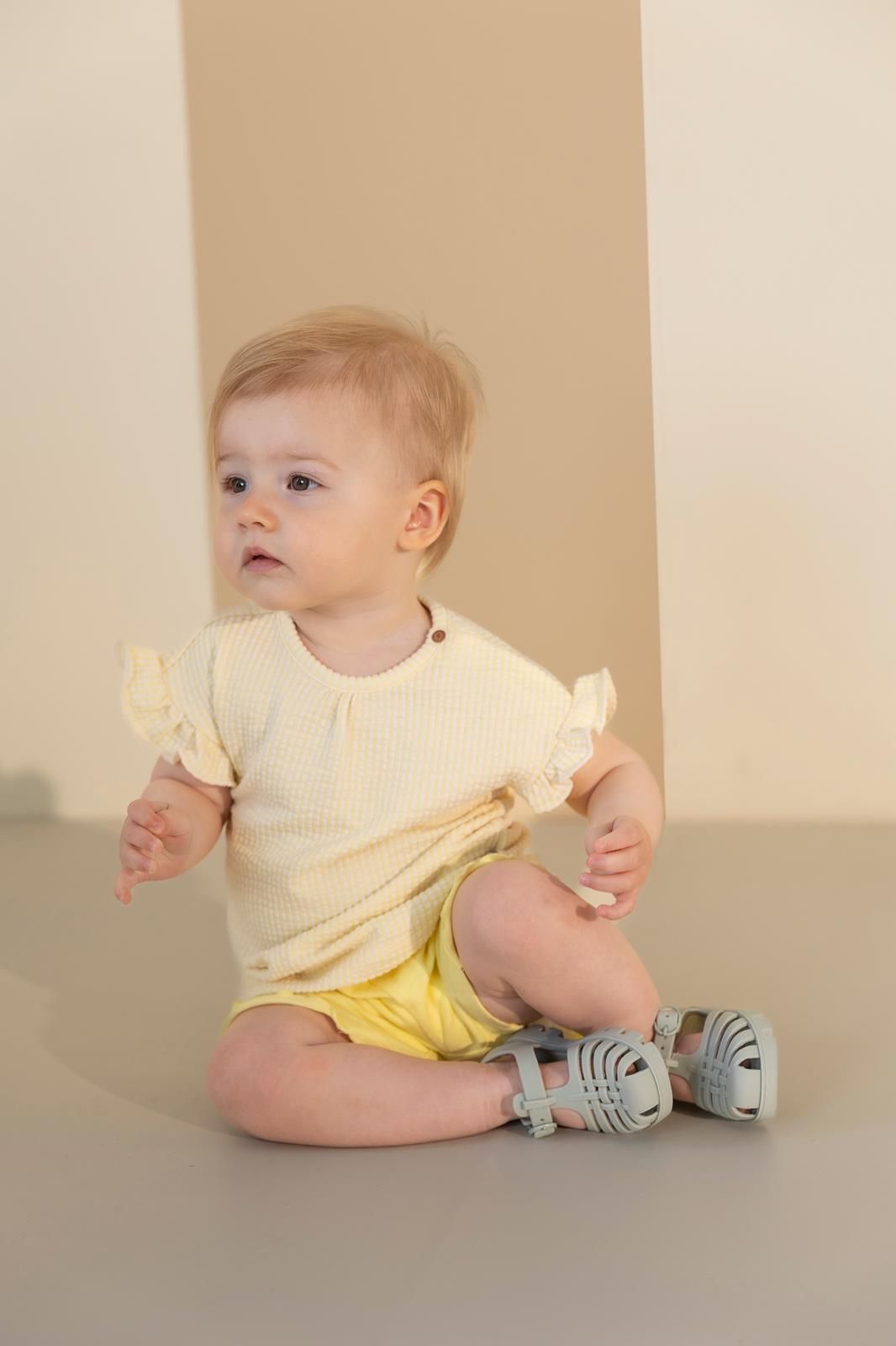 Noppies Baby Korte Broek - Lemon Meringue
