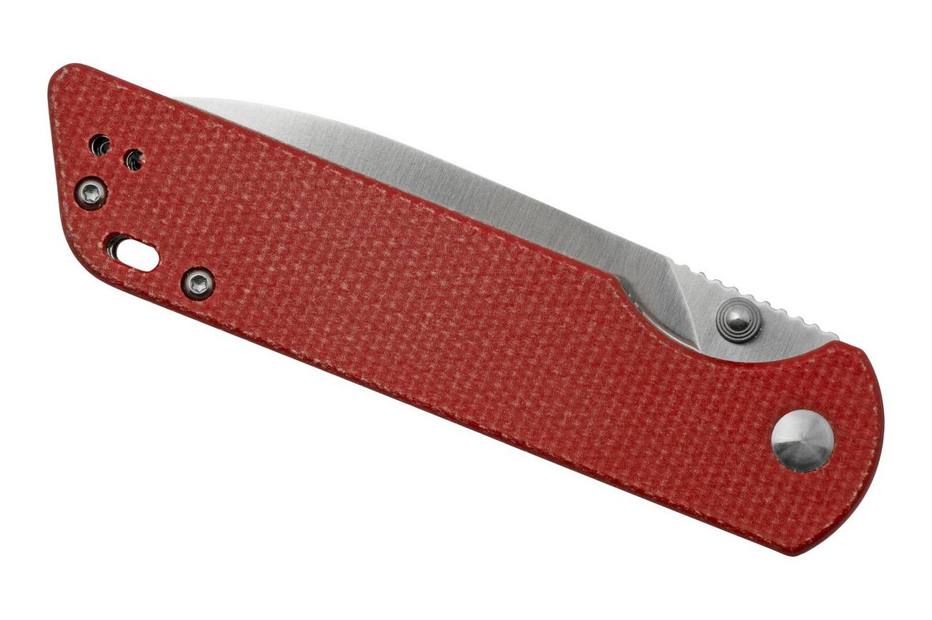 QSP Knife Parrot V2 QS102-E Red Micarta, zakmes