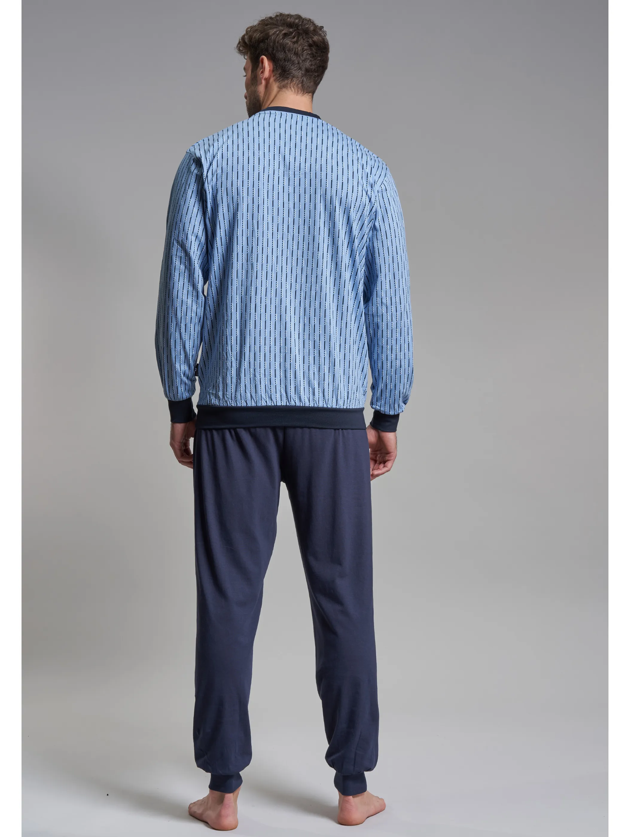 Herren Pyjame mit Print