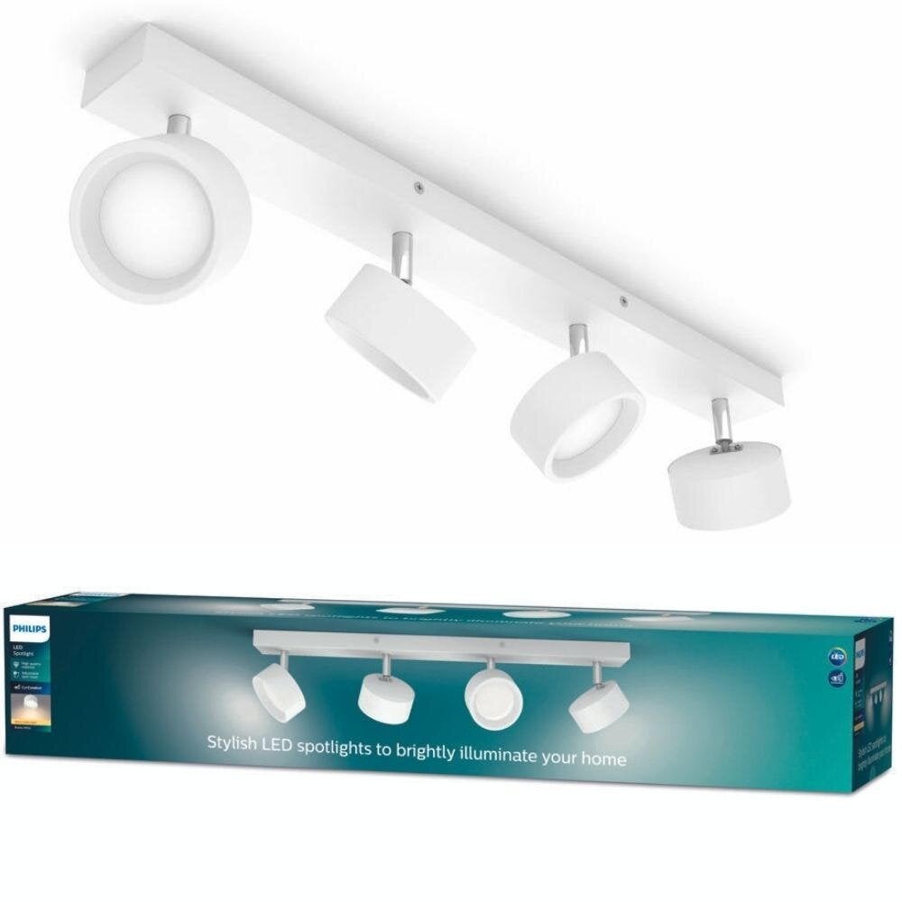 Bracia LED plafondspot in wit, 4 x 5,5W, 2200lm