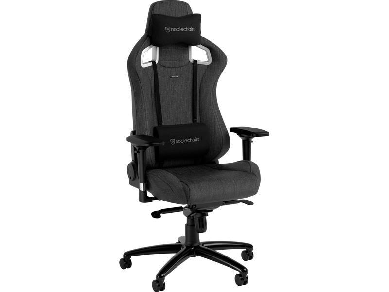 noblechairs Gaming-Stuhl EPIC TX Anthrazit Gaming-Computer-Sessel für optimales Spielerlebnis belastbar bis 120 kg