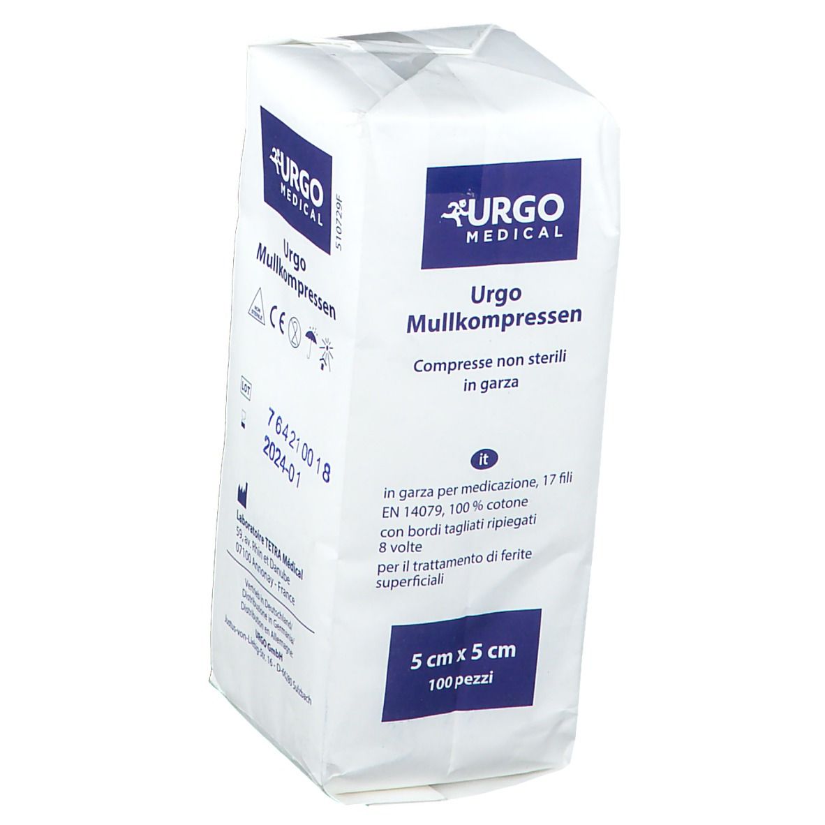 URGO Mullkompressen 5 x 5 cm