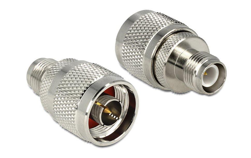 Antennenadapter N-Type Stecker (m) - RP-TNC Buchse (f)Delock Adapter N Stecker > RP-TNC Buchse