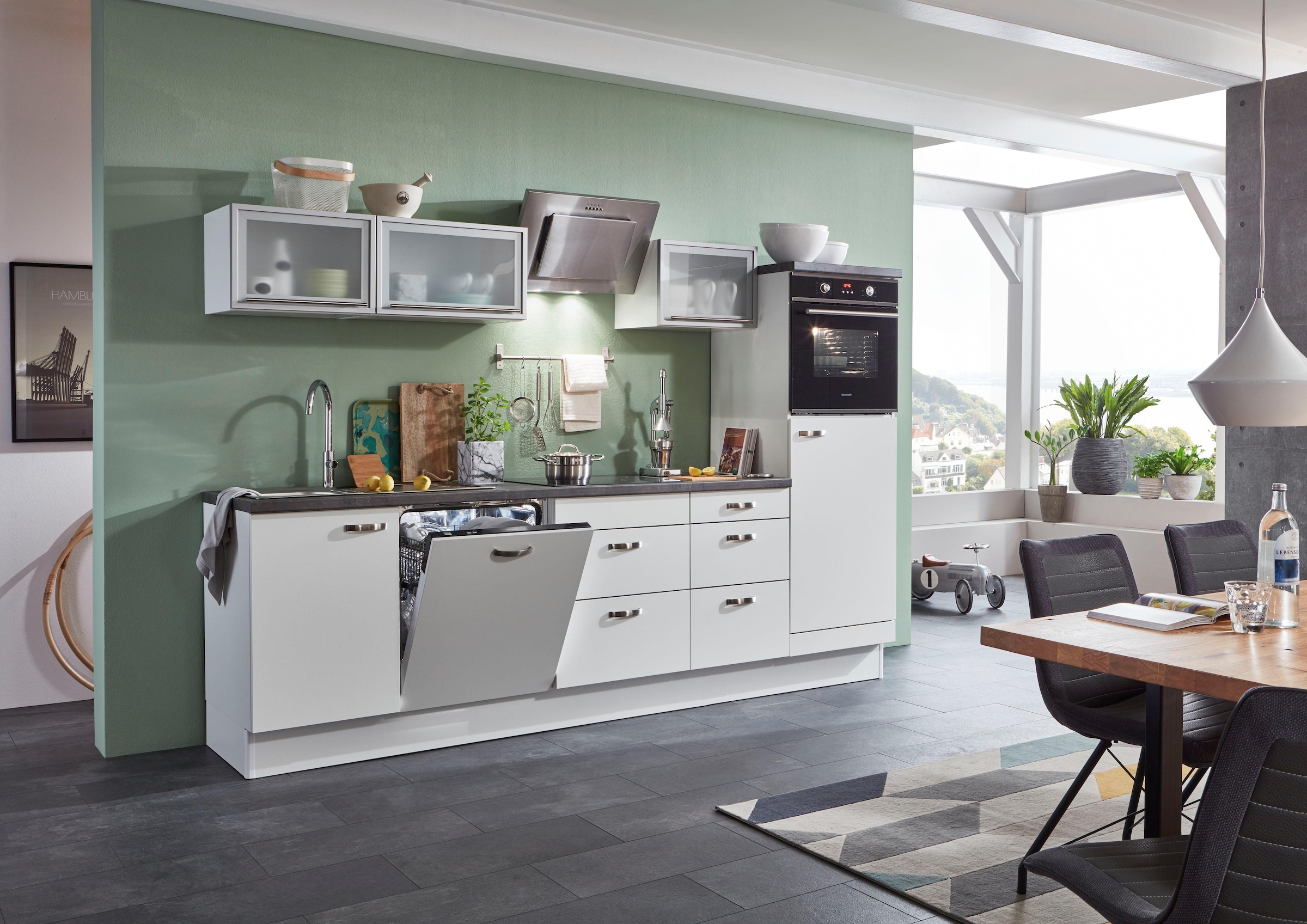 KOCHSTATION Klapphängeschrank »KS-Cara« Breite 90 cm