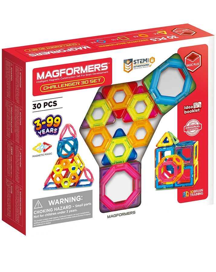 Magnet-Bausatz MAGFORMERS 279-21 CHALLENGER 30-teilig