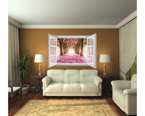 Vliesbehang 1062 VEZ4XL Raam met laan, set van 2, 201 x 145 cm
