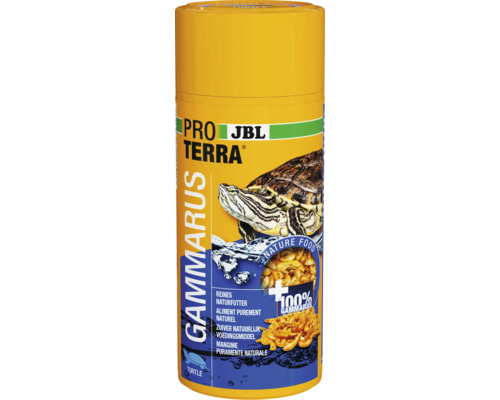 JBL PROTERRA GAMMARUS Water Turtle Snack - Snack voor alle waterschildpadden, 250 ml