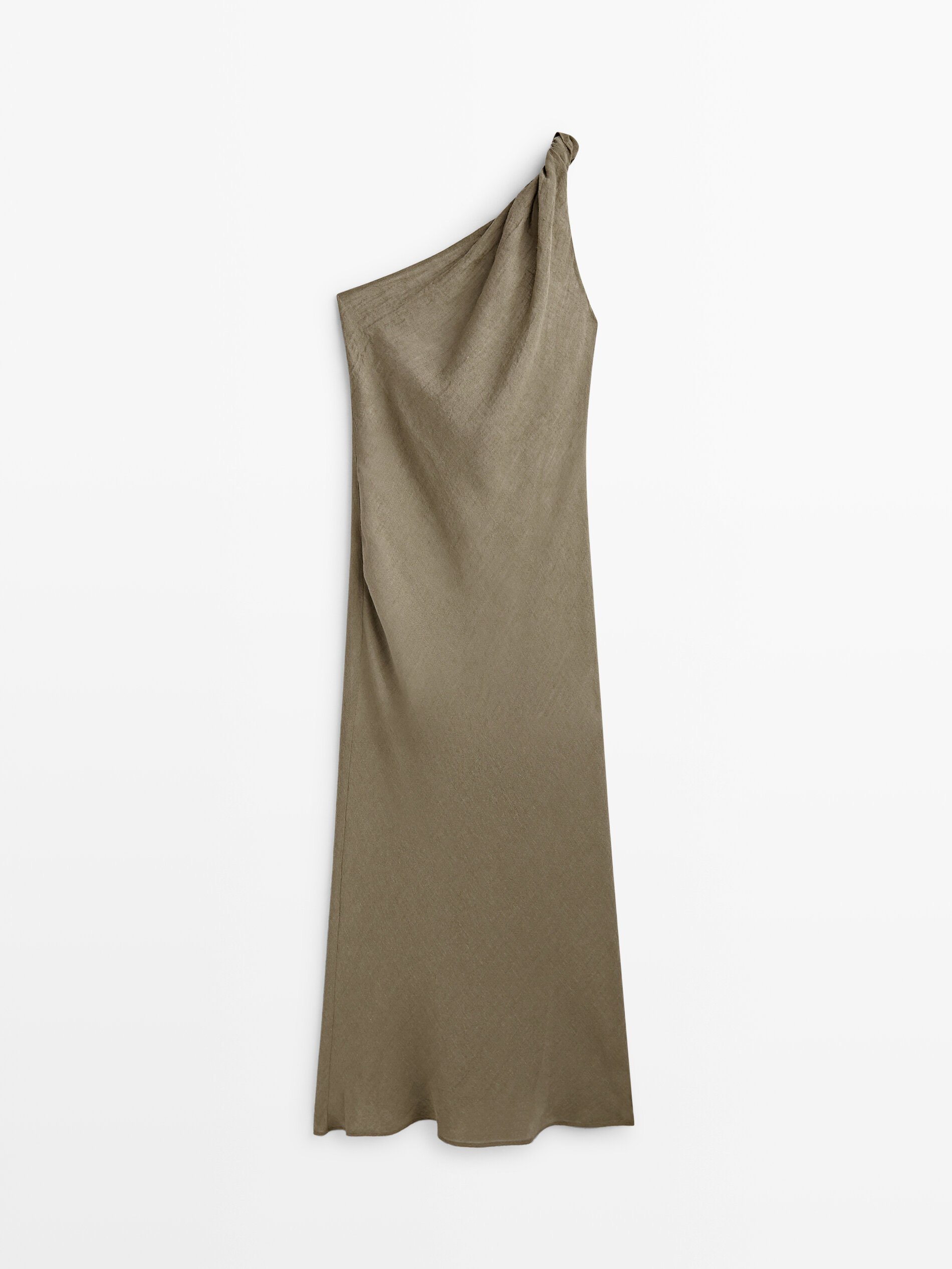 Vestido assimétrico com relevo - Stone