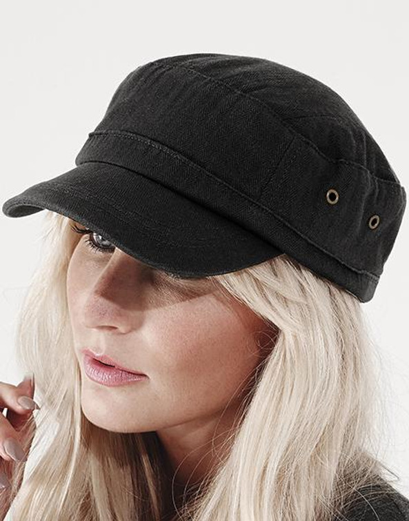 Beechfield B38 - Casquette Style Militaire en Coton Lavé