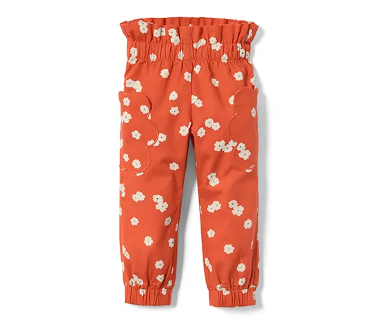 Kleinkind-Schlupfhose, Blumen-Alloverprint