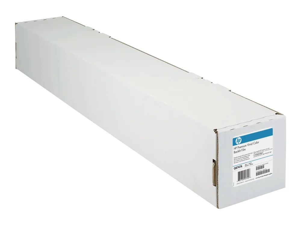 HP Premium Vivid Color Backlit Film - 8,7 millioner - Rulle (91,4 cm x 30,5 m) - 285 g/m² - 1 rulle(r) baggrundsbelysningsfilm - for DesignJet 5000, 5100, 5500, T7100, Z2100, Z3100, Z3200, Z5200, Z6100, Z6200