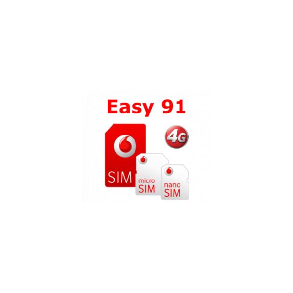Cartao SIM Vodafone Cartao SIM Easy 91