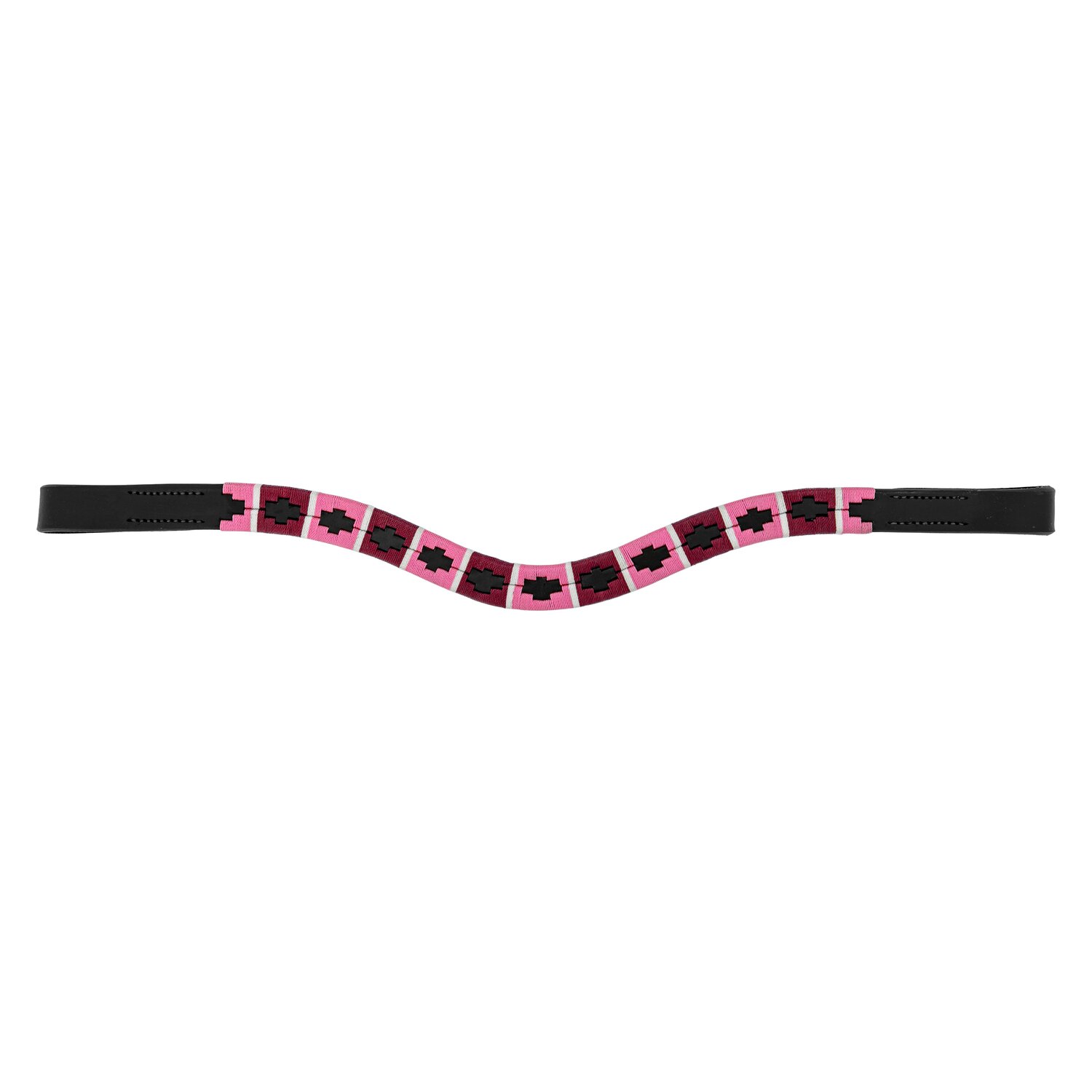 black forest Stirnband Canterbury  - pink/black - Warmblut