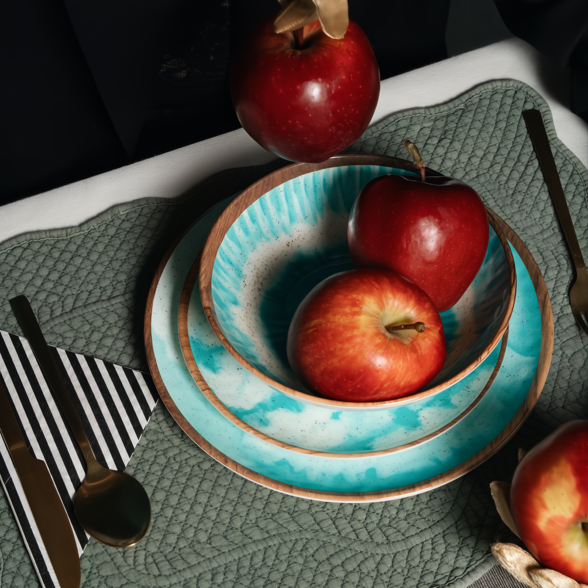Flamefield Boho Dream12-delig melamine servies antislip