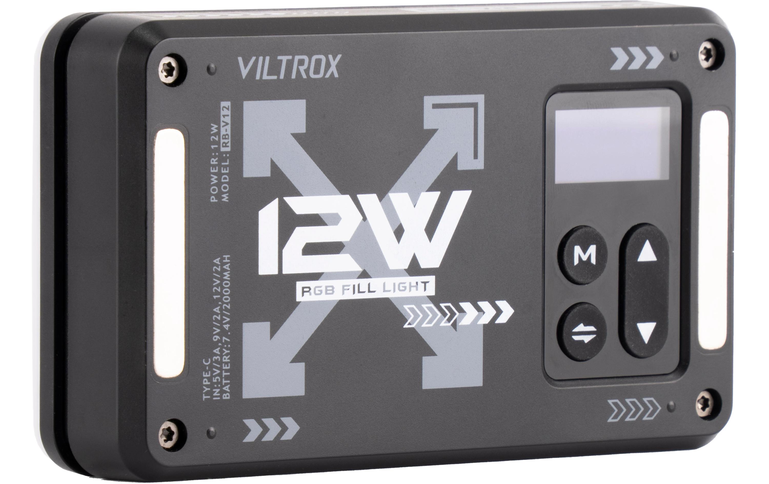Videoleuchte RB-V12 RGB LED Light PanelMagnetische tragbare RGB-LED-Leuchte