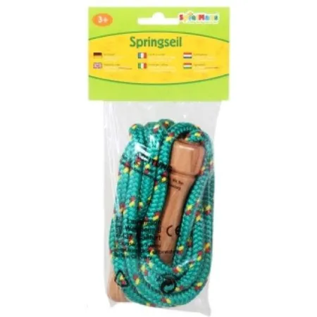SpielMaus Springseil Holzgriff 250cm, sortiert