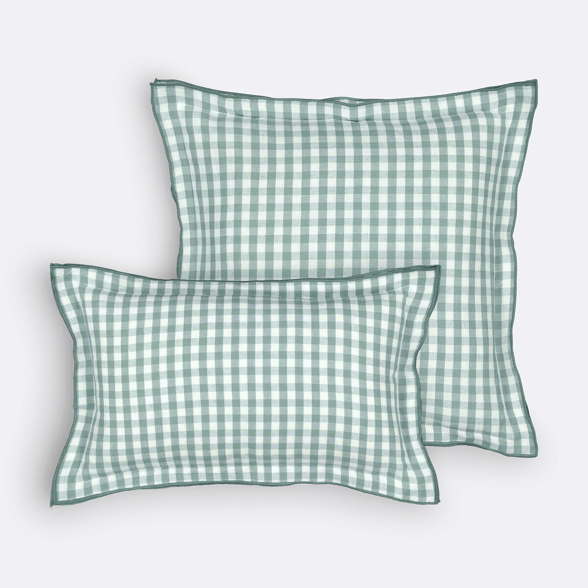 LA REDOUTE INTERIEURS<br>Capa de almofada riscada em algodão/linho, Cottage