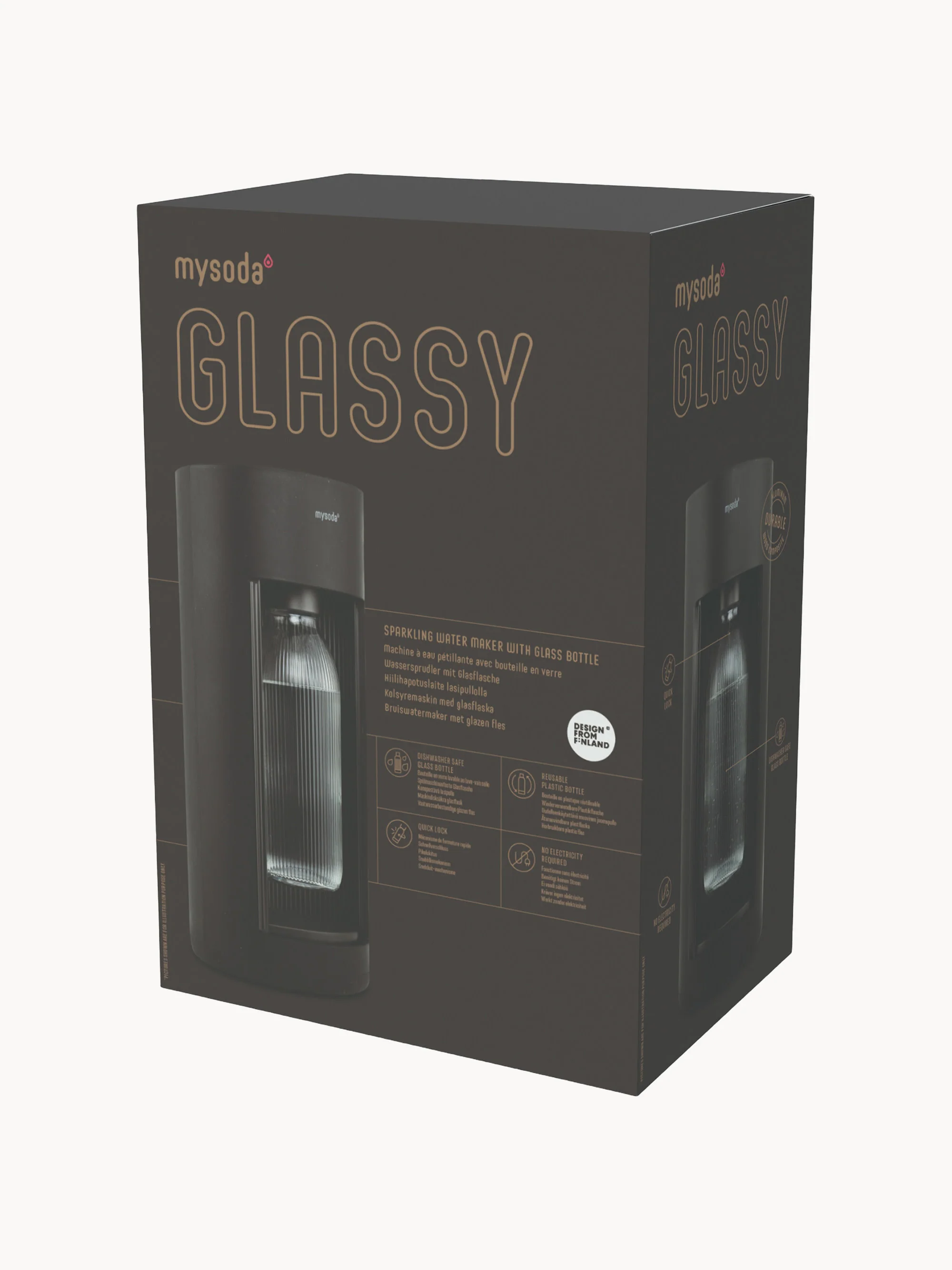 Waterbubbelaar Glassy met fles