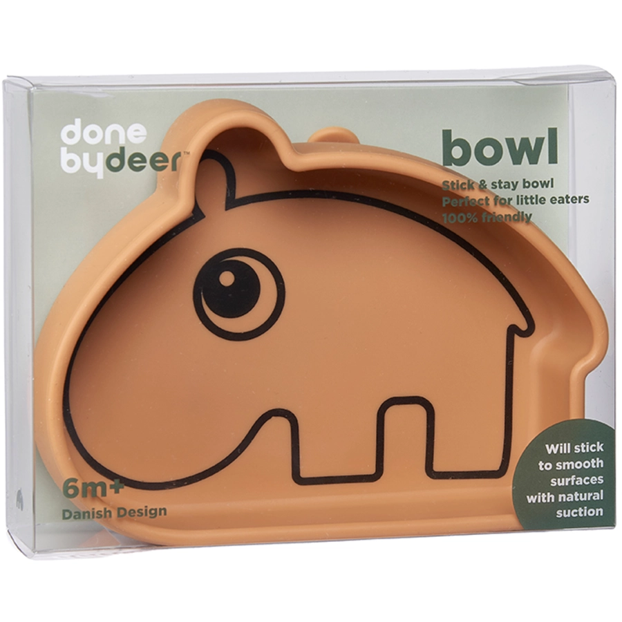 Done by Deer™ Kinderschüssel Stick and stay ab dem 6. Monat senfgelb