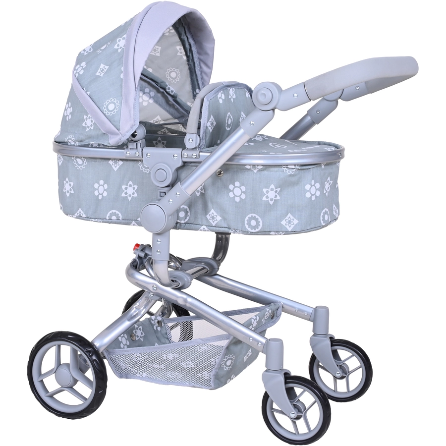 knorr toys® Puppenwagen Boonk - Royal grey grau