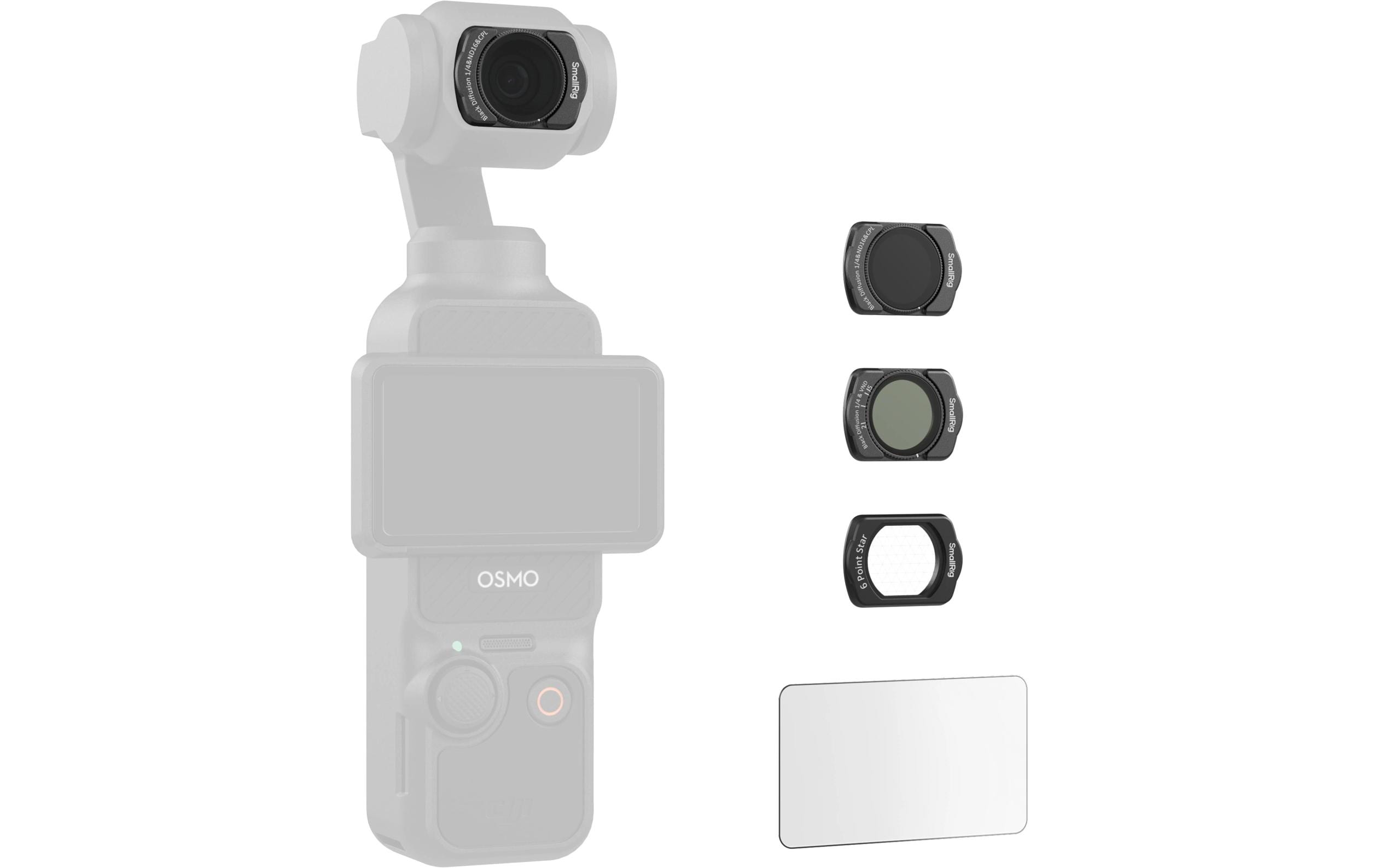 Multifunctional Filter KitMagnetisch stapelbares Filtersystem für Osmo Pocket 3
