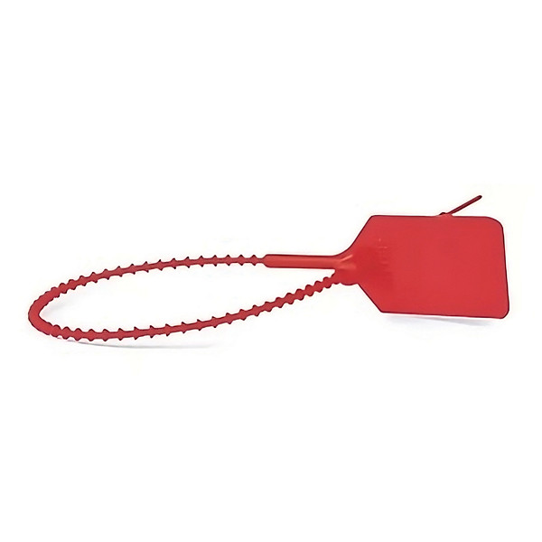 Lot de 10 scelles protection pour boitier defibrilateur - clinix- rouge