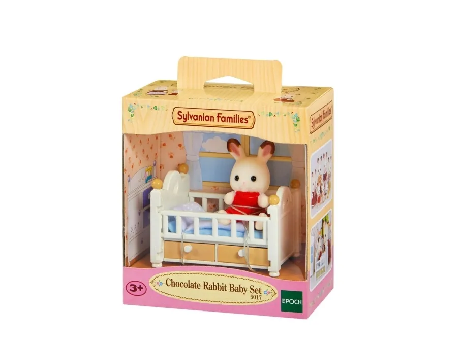 Sylvanian Families Chocolate Rabbit Baby Set