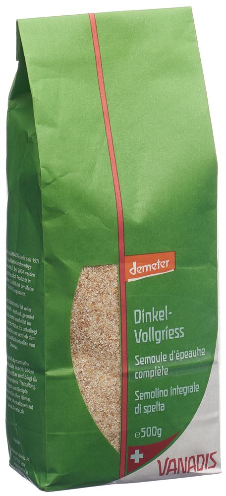 VANADIS Dinkel Vollgriess<br>500 g