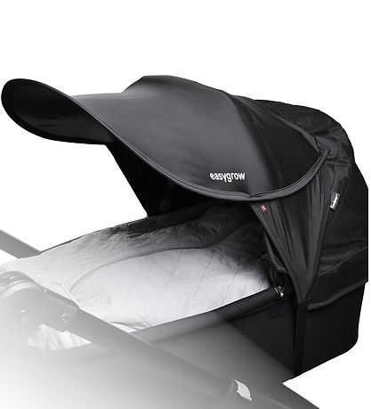 Easygrow Solsk?rm Til Barne/klapvogn - Universal - UV50+ - Sort