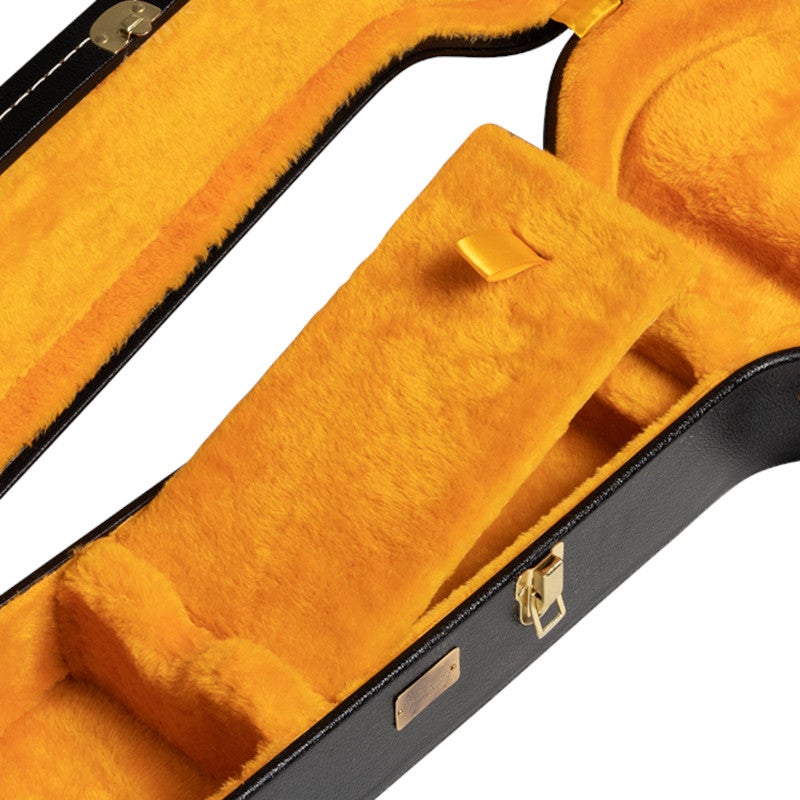 Gibson Lifton Historic Black/Goldenrod Hardshell Case SG koffer voor Gibson SG