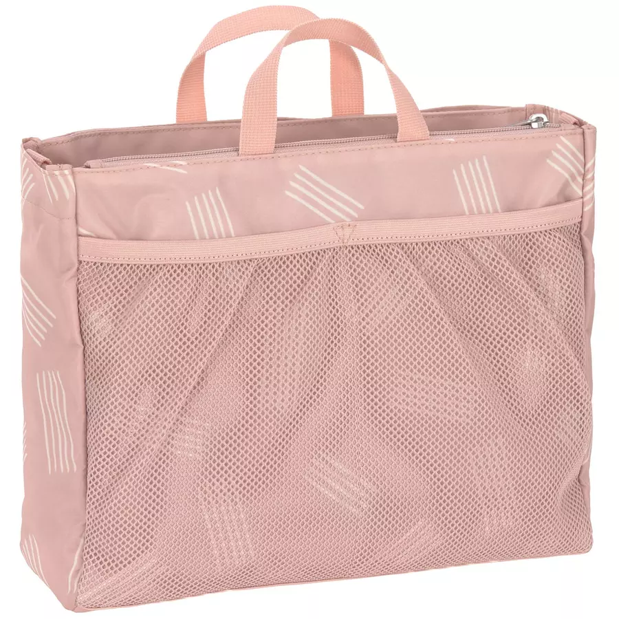 LÄSSIG Wickeltasche Casual Multitalent Organizer Soft Stripes rose