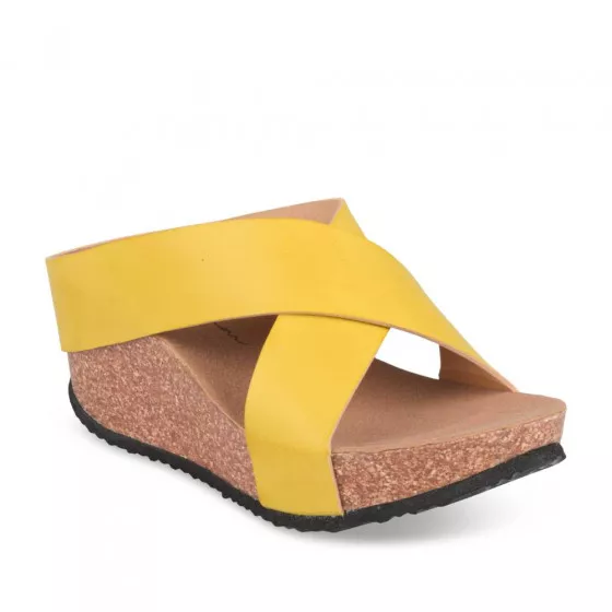 Mules JAUNE LADY GLAM