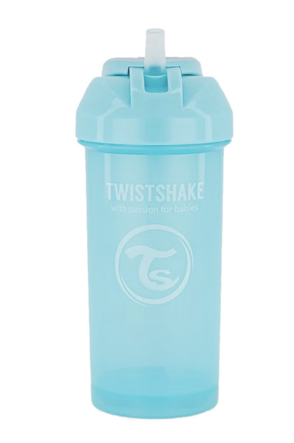 Twistshake Straw Cup 360ml 6+m Pearl Blue