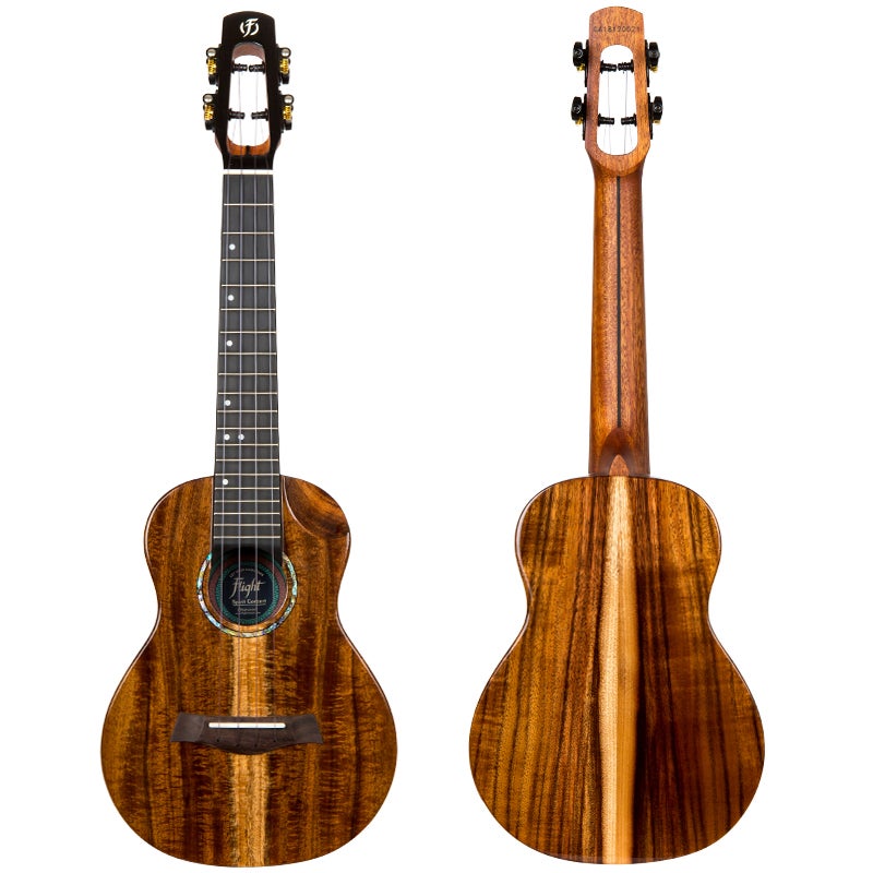 Flight Royal Series Spirit EQ-A Concert elektrisch-akoestische concert ukelele met gigbag