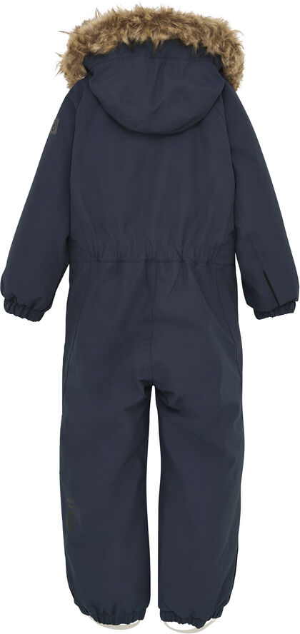 Color Kids Coverall W. Fake Fur Total eclipse