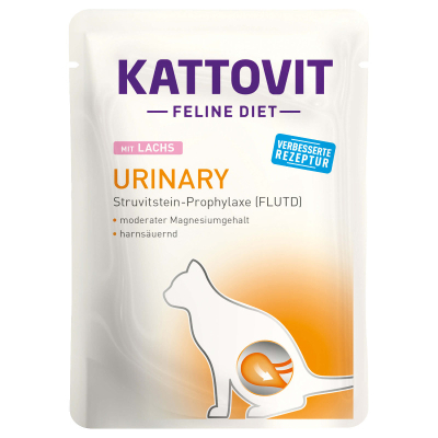 Kattovit Feline Diet Katzenfutter Urinary Lachs 85g