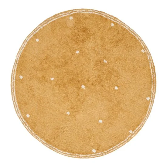 Little Goose Tapis   Pure Ochre Dot        de               Little Dutch