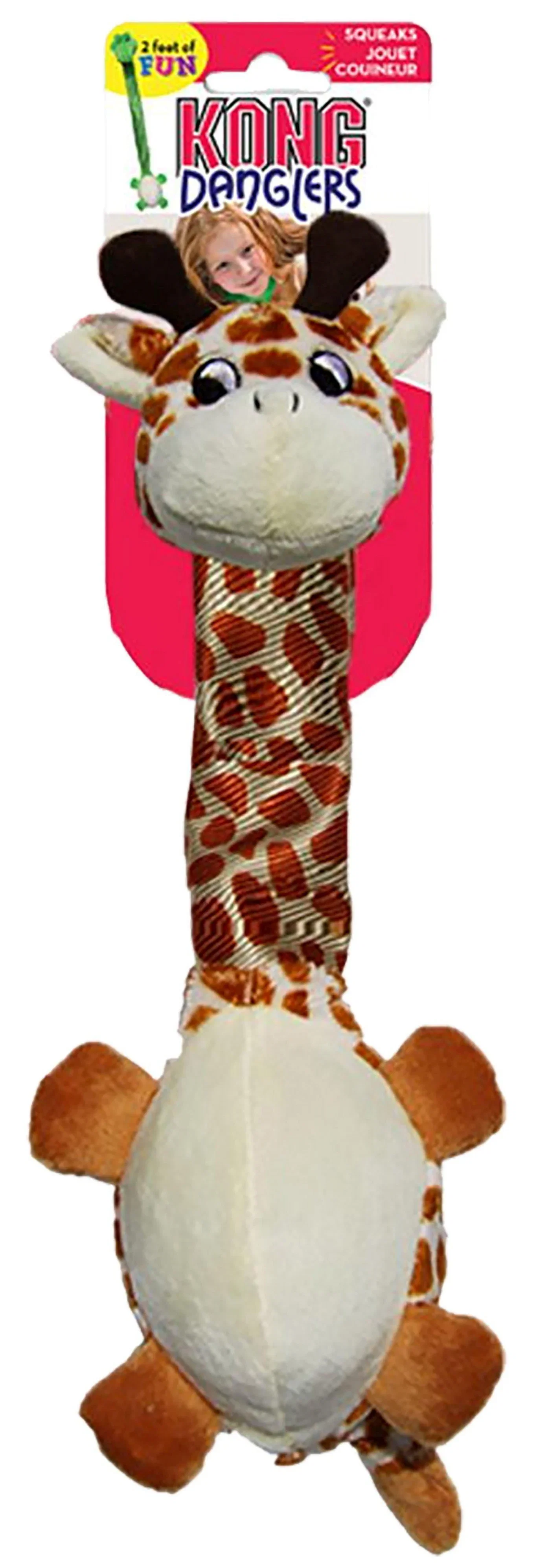 Kong Kong Danglers Giraffe hundeleke