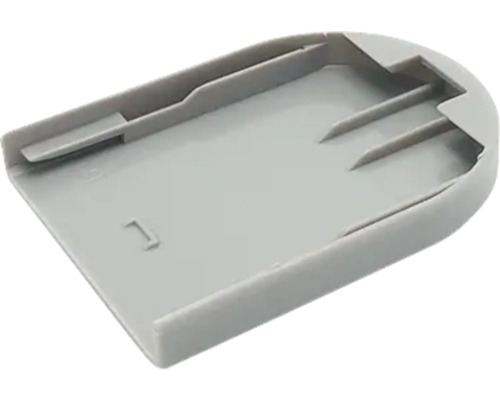 Eindkap voor montagebeugelas 30 mm grijs