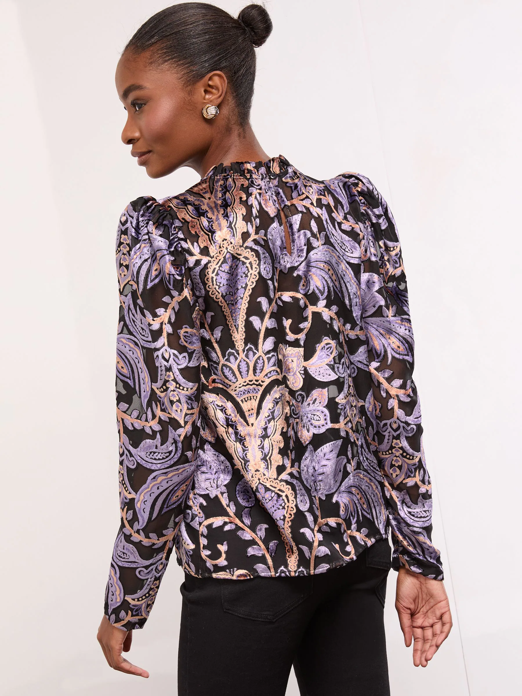 Lipsy - Hoogsluitende blouse