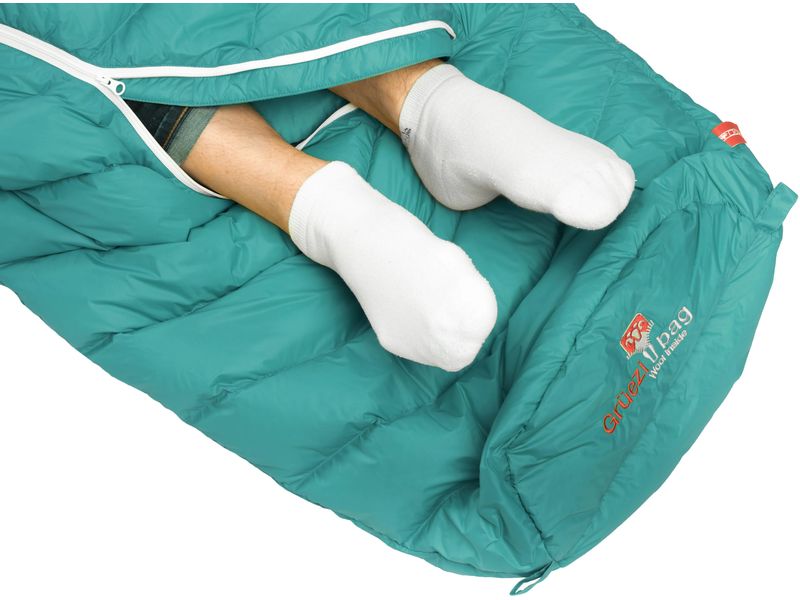 Grüezi Bag Schlafsack Biopod DownWool Extreme Light 175 Vir Ultraleichter Sommer-Schlafsack
