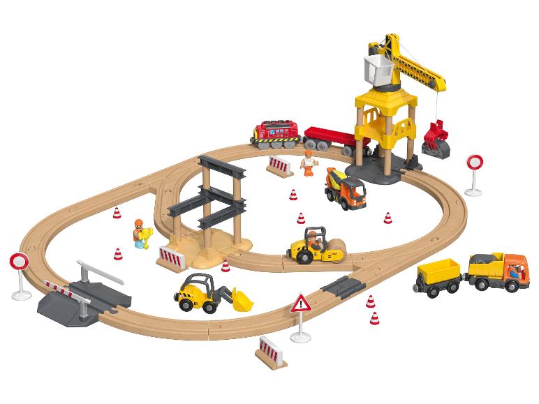 Houten treinset