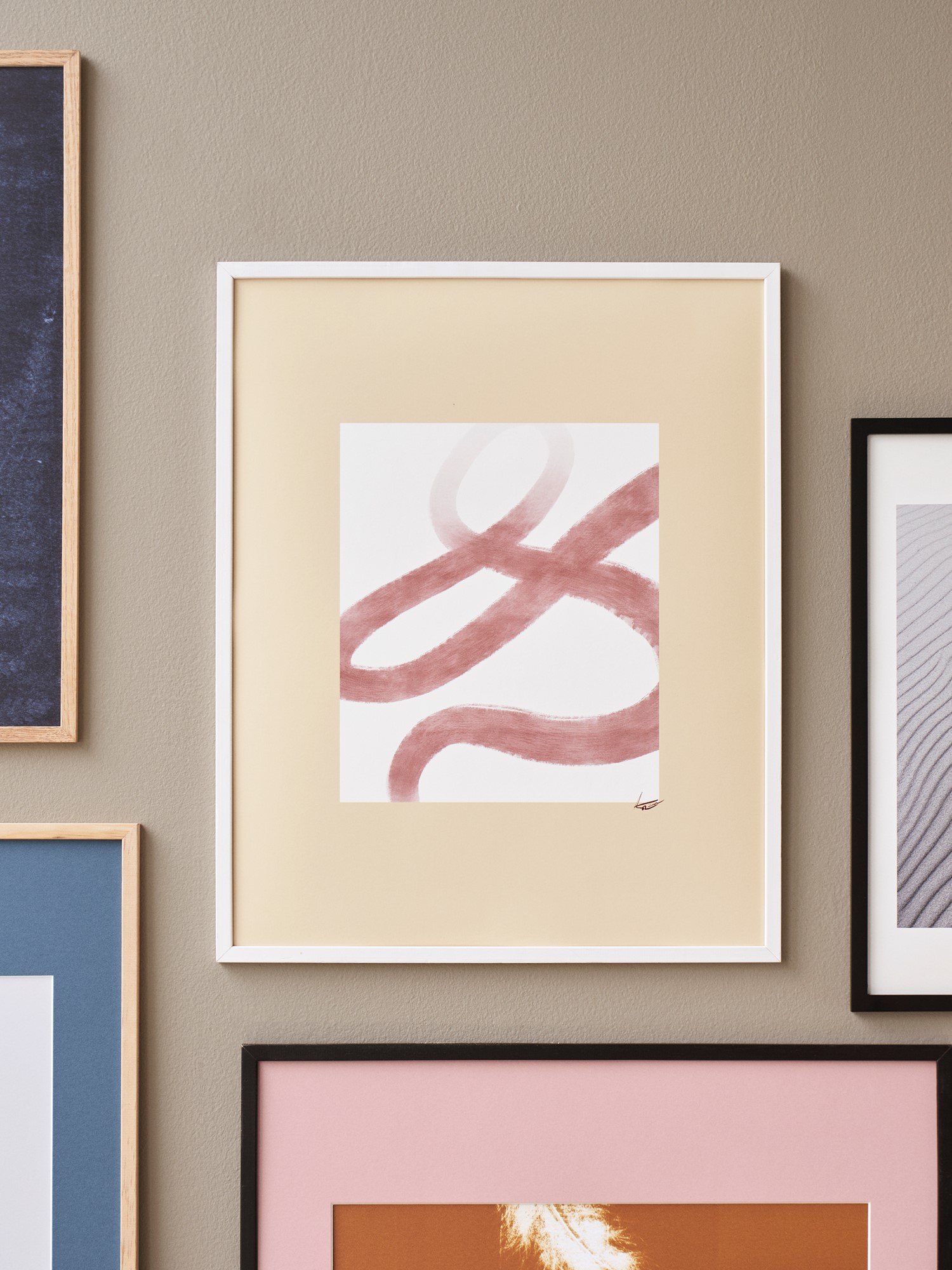 Plakat La Route Rouge 40 x 50 | N. Atelier. | Multi | Poster and Frame