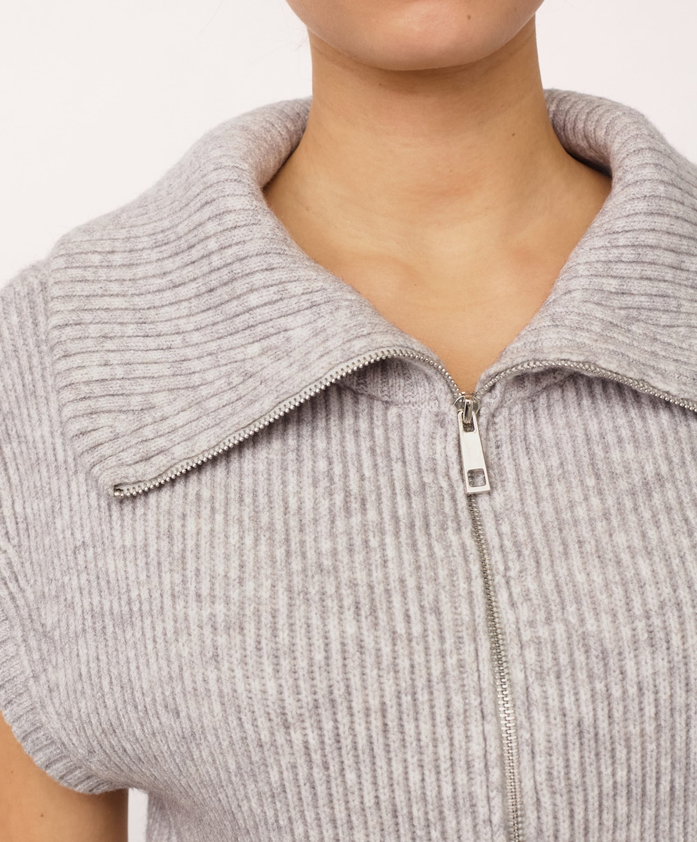 Co'Couture Dames vest grijs