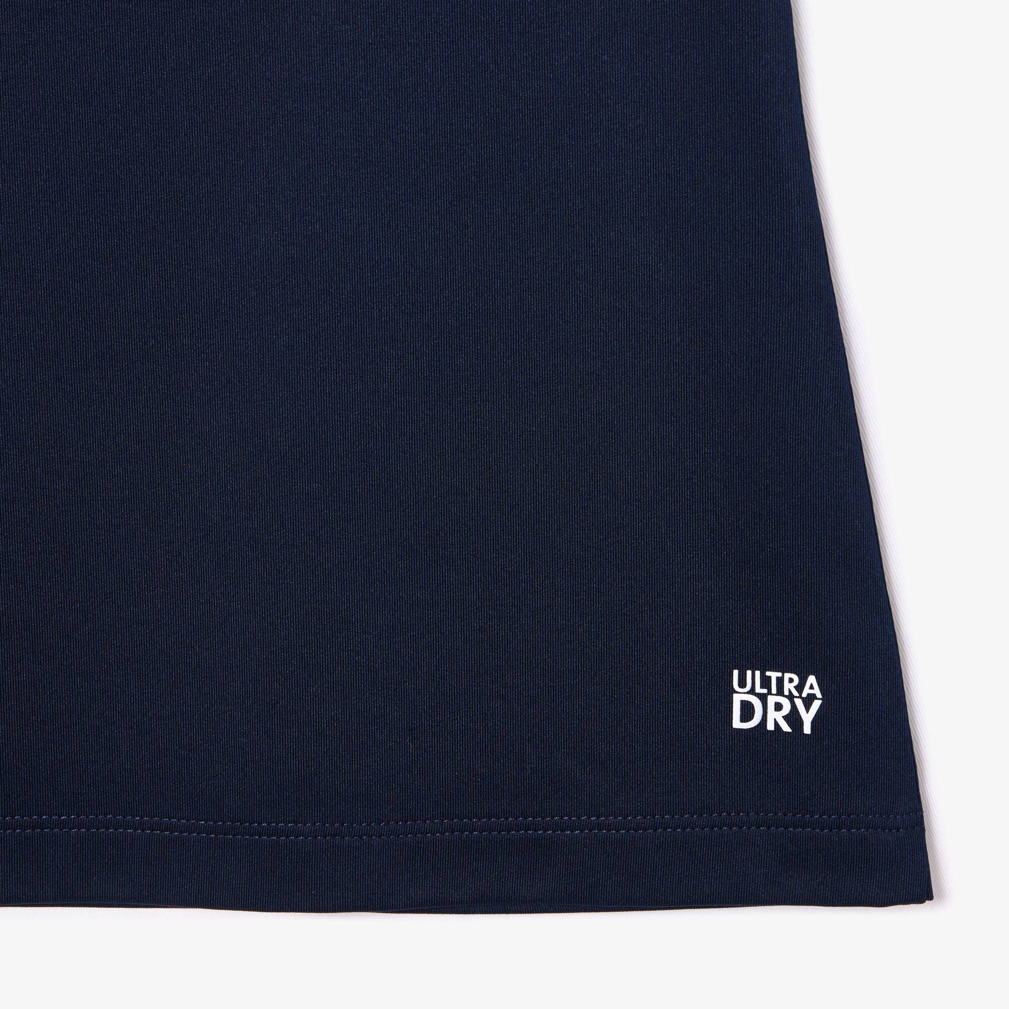 Polo Golf Ultra-Dry slim fit anti-UV stretch Manches Courtes - Bleu - Lacoste - Femme