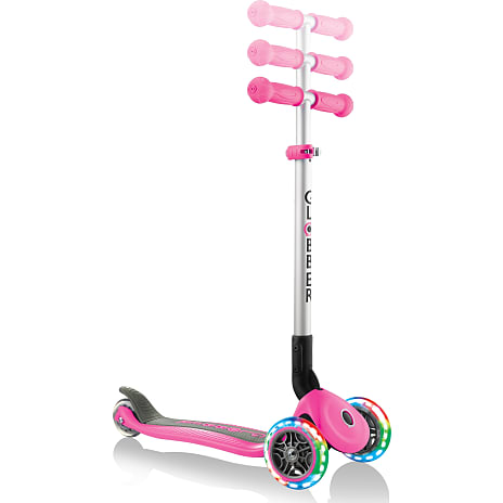 Primo foldbar 3-hjulet løbehjul - fuchsia