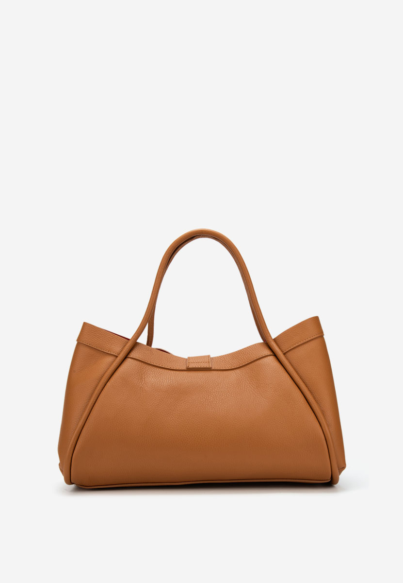 Sac en cuir naturel chameau Oniana